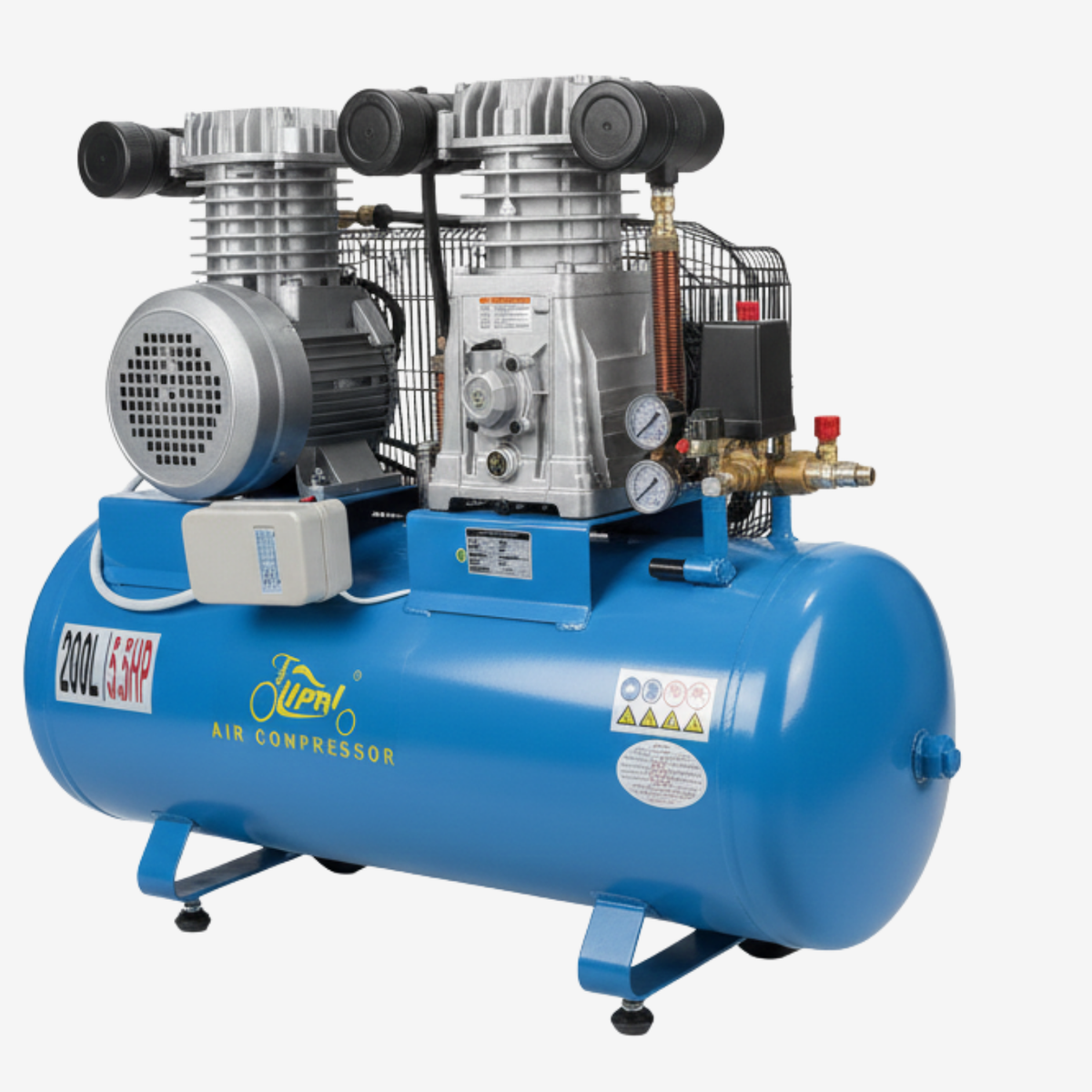 COMPRESSEUR DAIRE 200L 380V 5,5HP COURROIE LP-1838