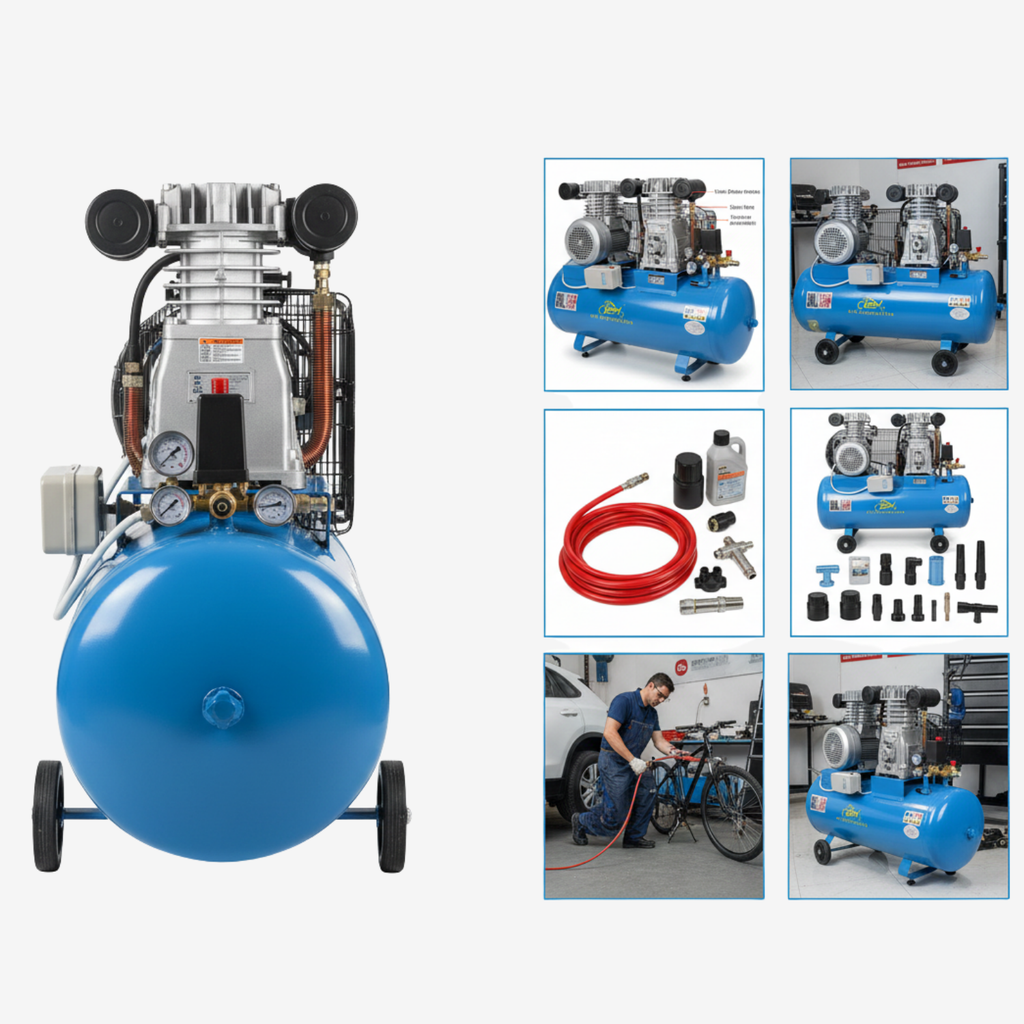 COMPRESSEUR DAIRE 200L 380V 5,5HP COURROIE LP-1838