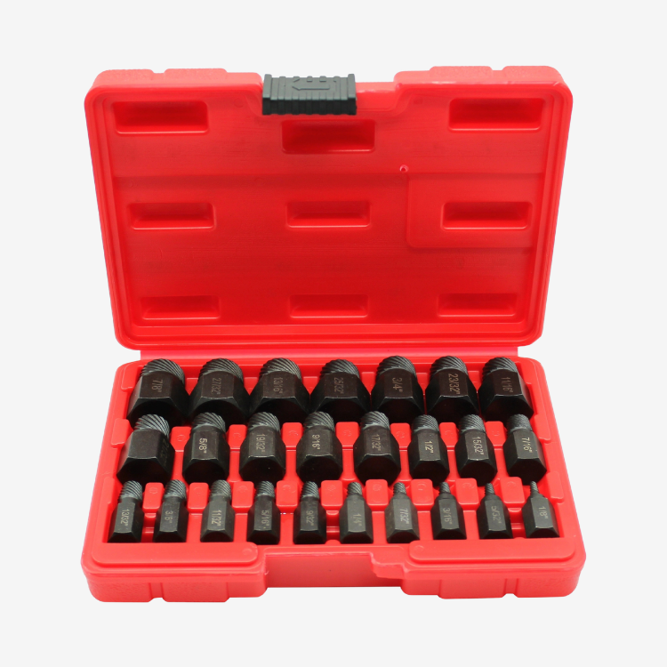 Coffret Extracteurs de Vis 25 Pièces – Retrait Boulons Abîmés YZ-6093