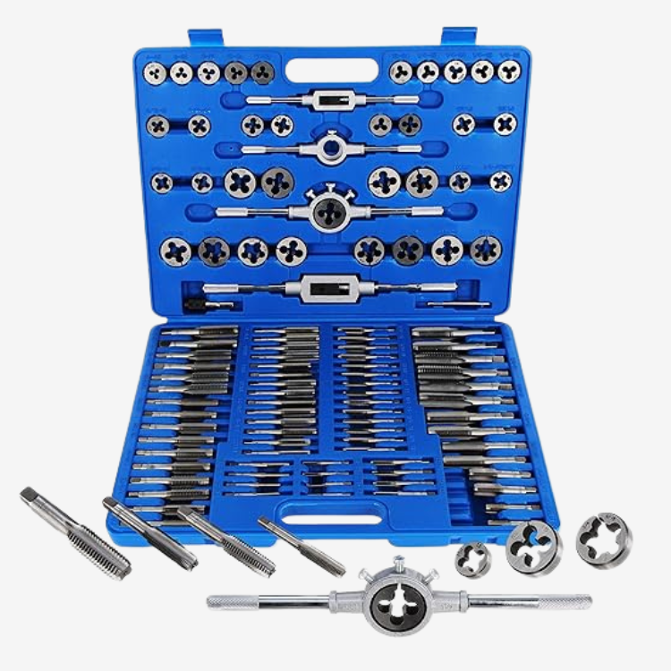 Coffret Tarauds & Filières SAE 110 Pièces – Filetage Boulons & Tuyaux YZ-6086