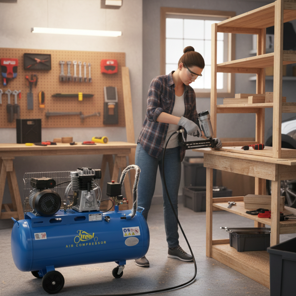 Compresseur d’air 100 L 3hp Couroie  LP-1408