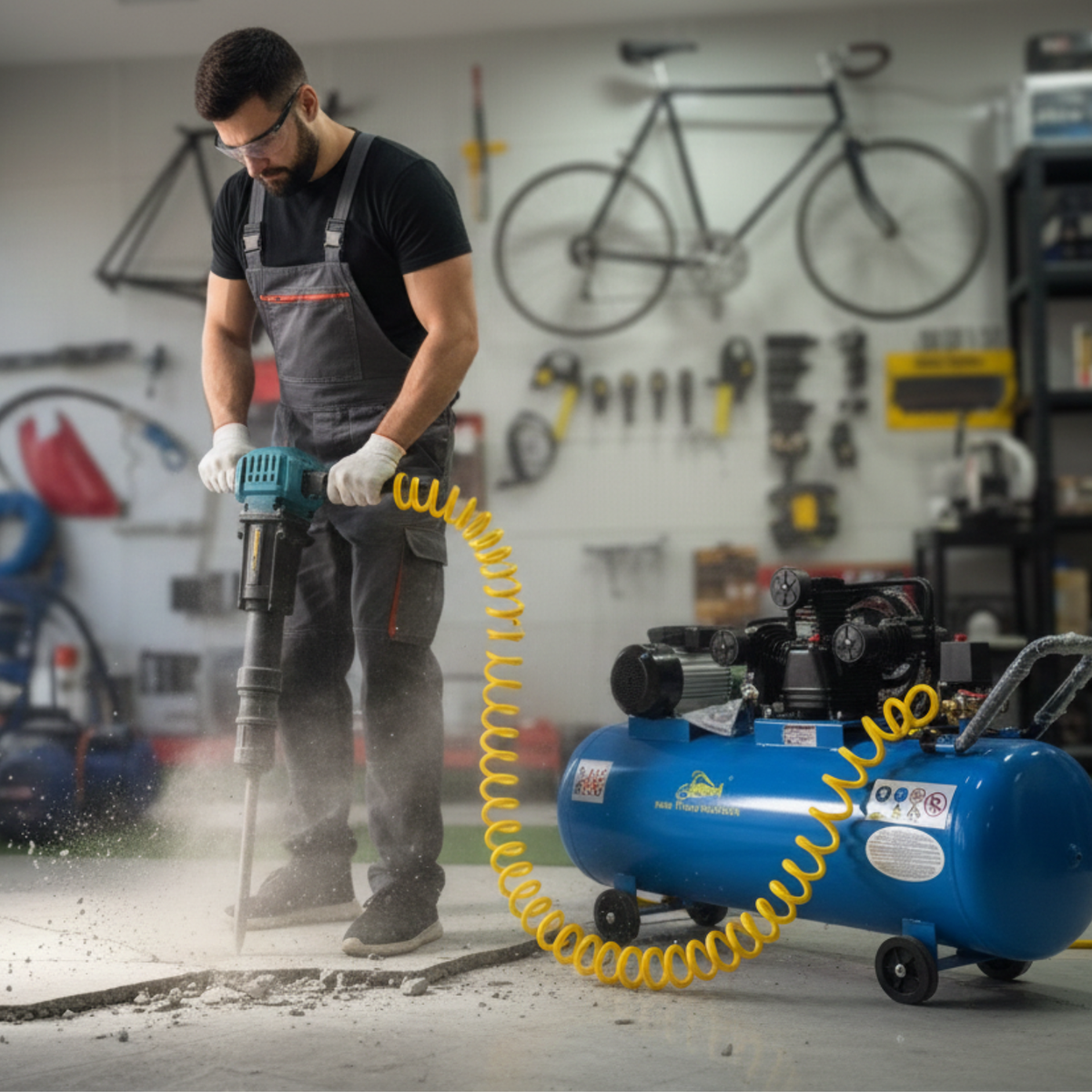 Compresseur d’air 300 L à courroie – 4,5 HP – 220 V LP-1919