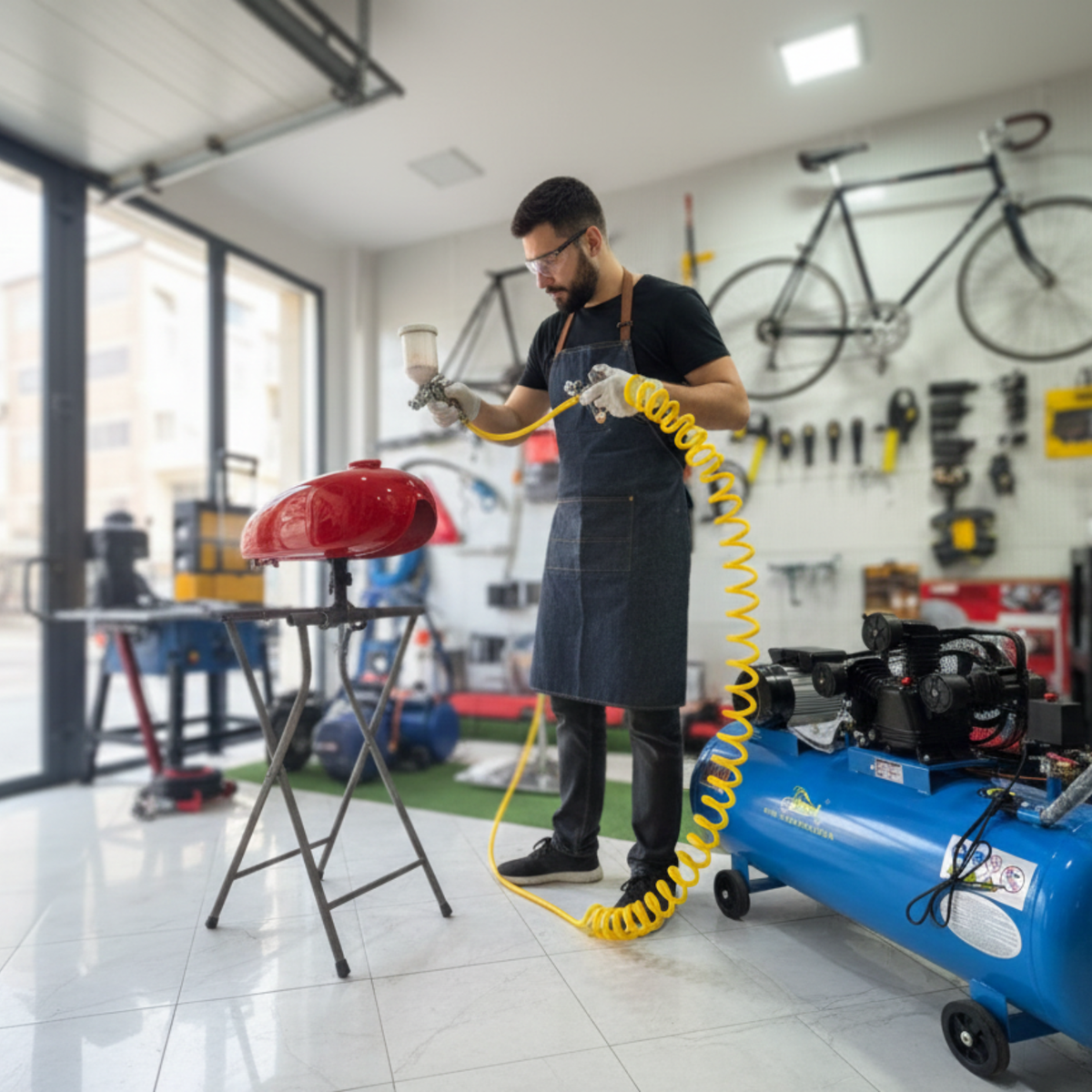 Compresseur d’air 300 L à courroie – 4,5 HP – 220 V LP-1919
