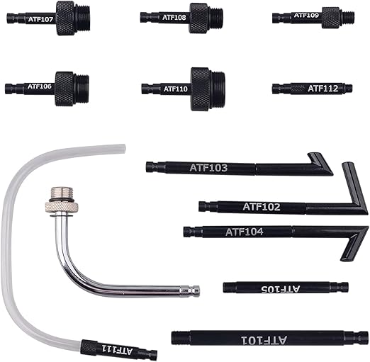 Extracteur & Distributeur ATF Pneumatique 6L – Kit 14 Adaptateurs YZ-9017