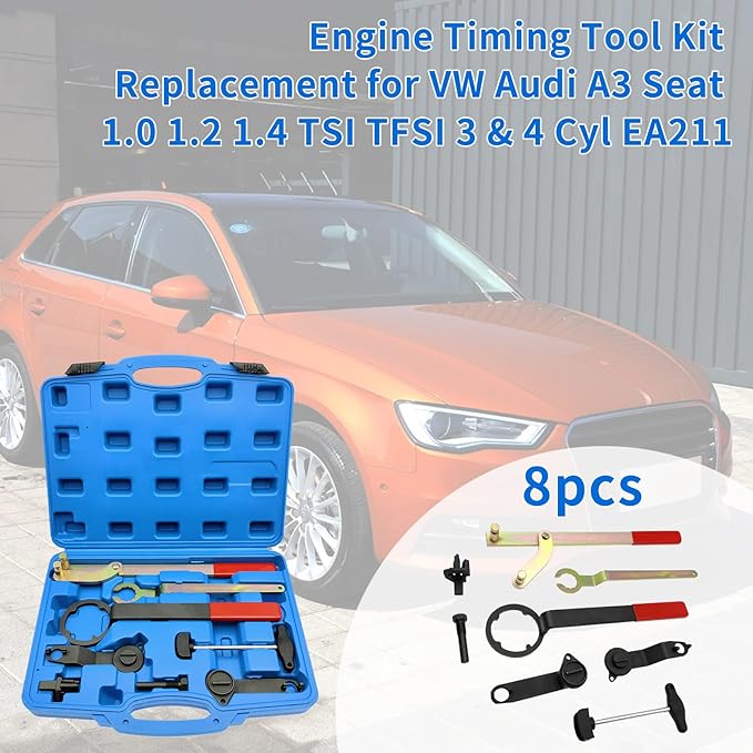 Kit Outils de Calage Distribution Moteur Essence VW Audi VAG 1.0 1.2 1.4 FSI TFSI YZ9069