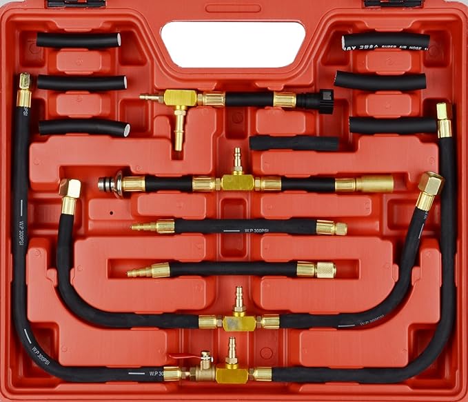 Kit Testeur de Pression Injection Carburant – 0-140 PSI / 10 Bar – Moteur Essence YZ-7005