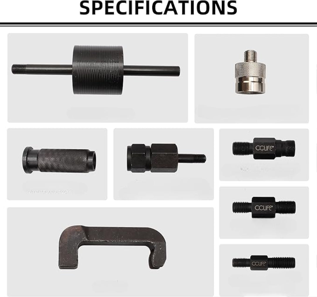 KIT D'EXTRACTION D'INJECTEURS EN 8 PIÈCES YZ-9157