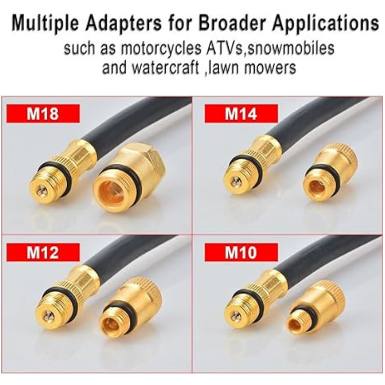 YZ-7022  TESTEUR DE COMPRESSION MOTEUR DIGITAL 200 PSI KIT ESSENCE ADAPTATEUR