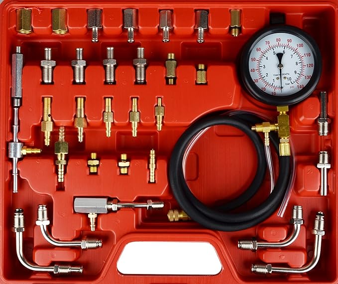 Kit Testeur de Pression Injection Carburant – 0-140 PSI / 10 Bar – Moteur Essence YZ-7005