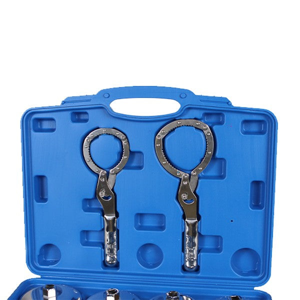 Jeu de clés pour filtre à huile de type épaississant 16 PCS BLEU  YZ-6020A