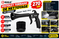YB-024-10 PISTOLET TORNADO DE NETTOYAGE À AIR COMPRIMÉ 8-12 BAR