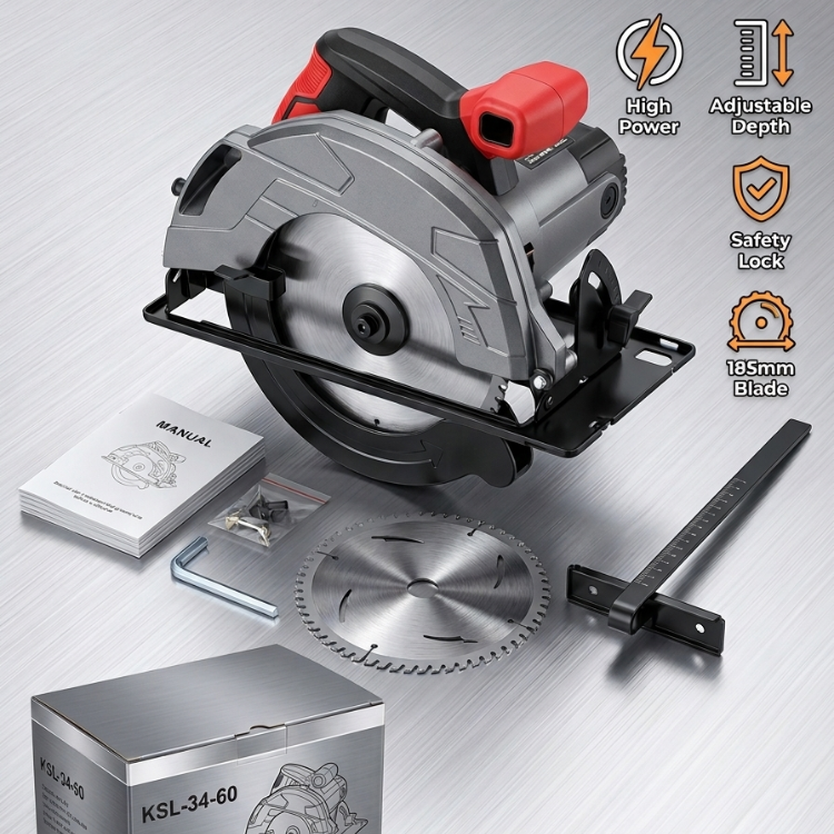 ksl-34-60  SCIE CIRCULAIRE ELECTRIQUE 185MM