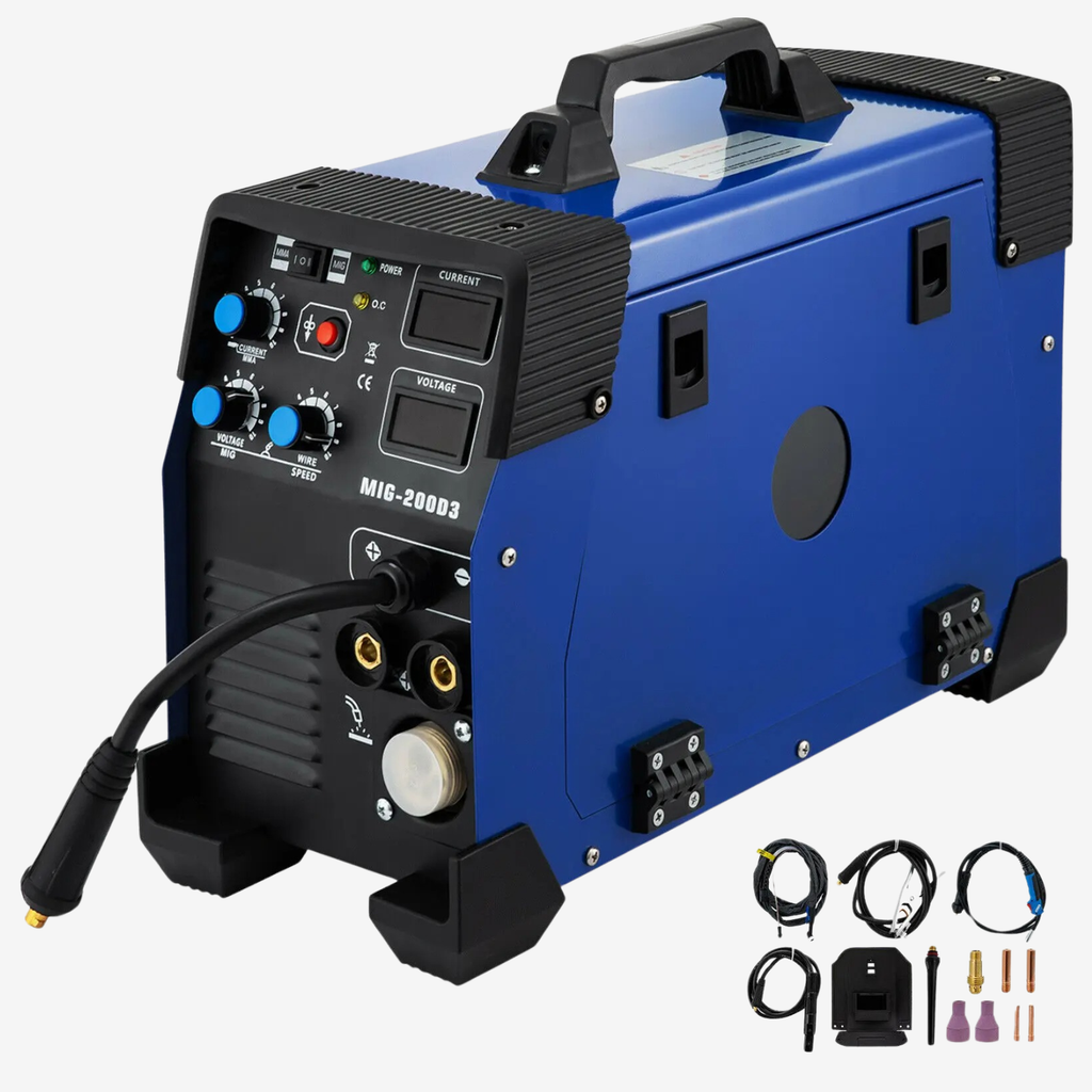 Poste à souder inverter 5 en 1 – MIG / MAG / TIG / FLUX / MMA – 200 A