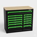 Servante WIGGLE à tiroirs verte WJS-T1301