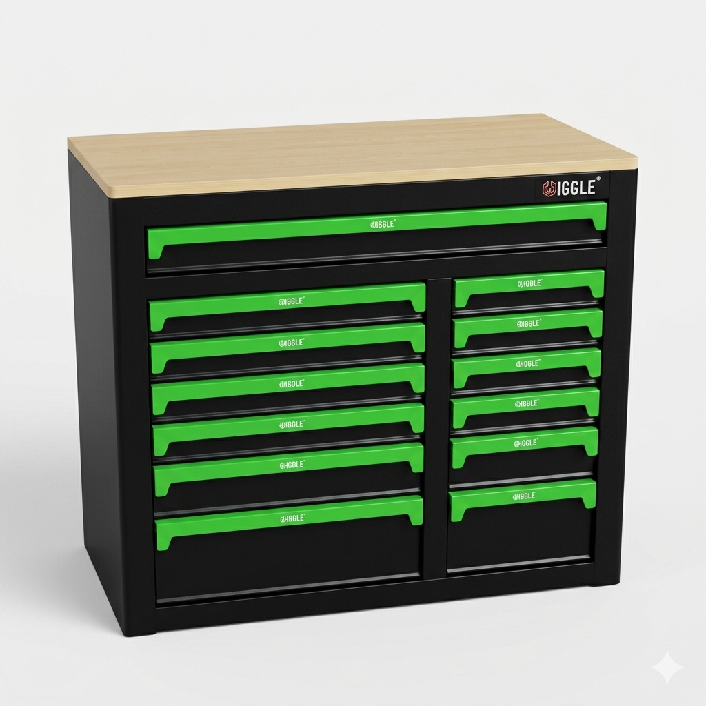 Servante WIGGLE à tiroirs verte WJS-T1301
