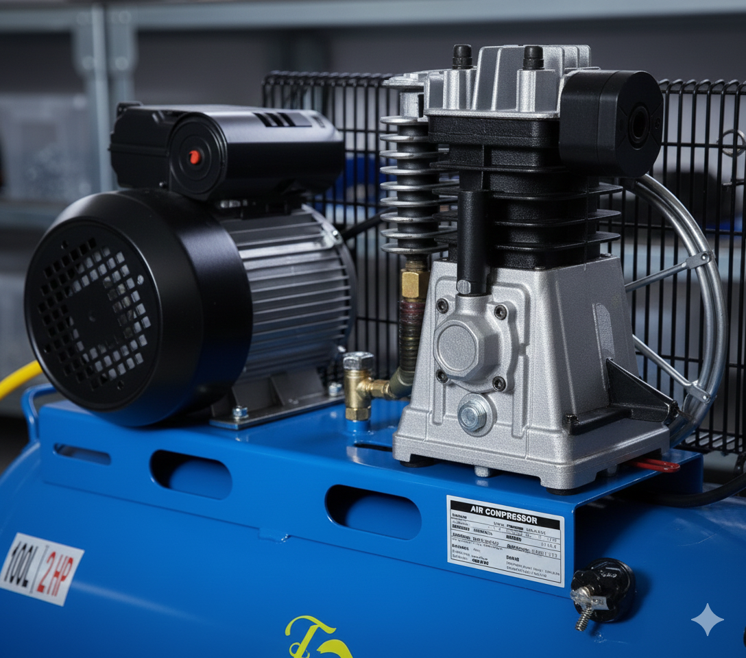 Compresseur d’air 100 L 2hp Couroie LP-1420