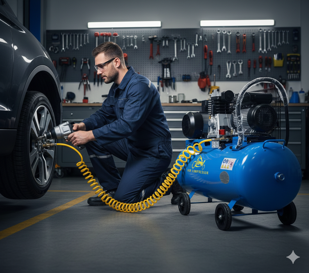 Compresseur d’air 100 L 2hp Couroie LP-1420