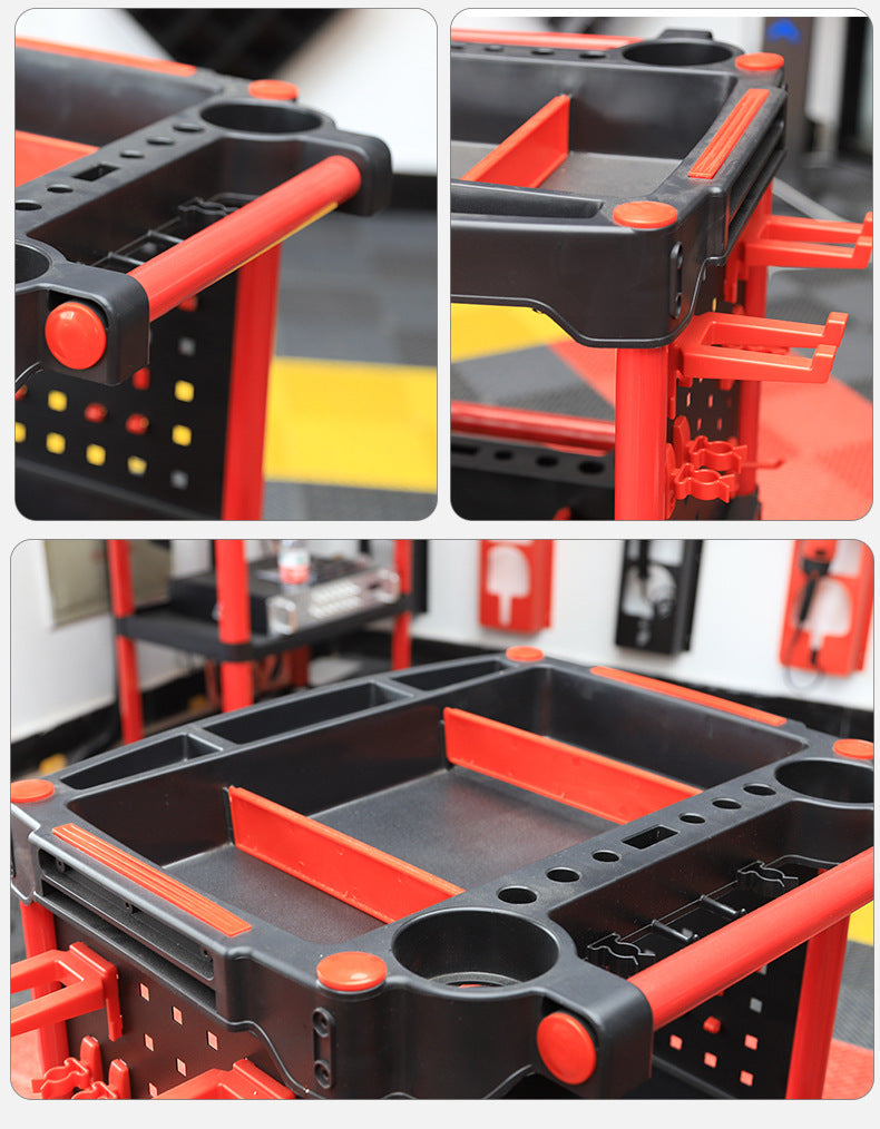 Chariot Plastique Mobile de Detailing Automobile YB023-28
