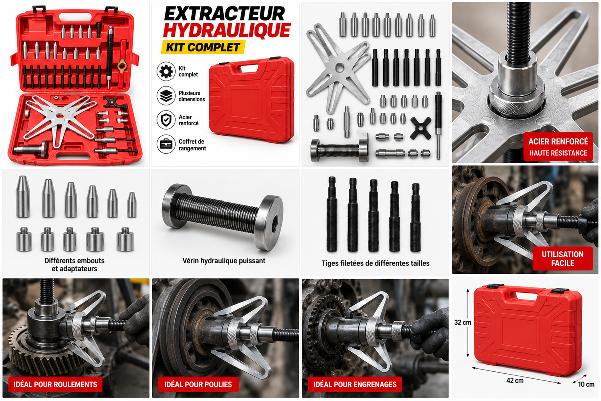 Extracteur Hydraulique Professionnel