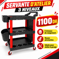 Chariot Plastique Mobile de Detailing Automobile YB023-28