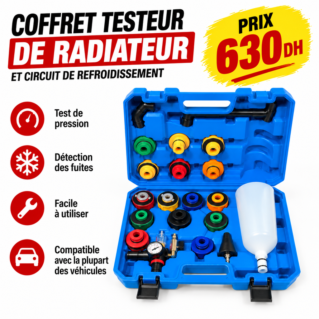 test de pression du système de refroidissement YZ-9015A