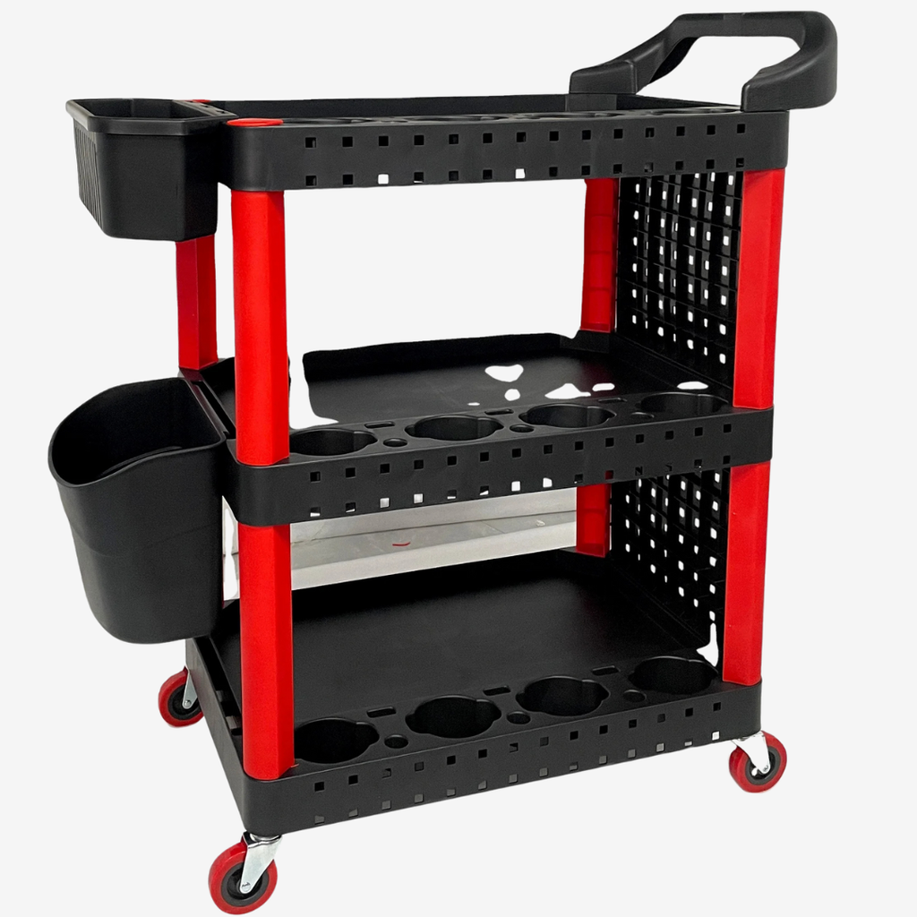 Chariot Plastique Mobile de Detailing Automobile YB023-28