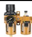 BS579062 Flow:1700L/min/Pres:1.0Mpa/Si ze:3/8" Air Filter Regulator Filtre regulateur