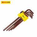 BS426098 9pcs,T10-T50 Hex Wrench Clé hexagonale