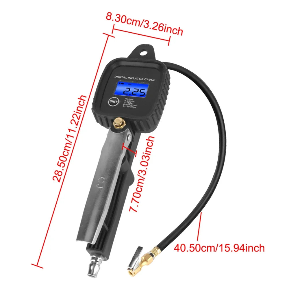 Gonfleur Pneus Digital 100 PSI – WIGGLE